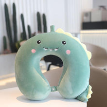Load image into Gallery viewer, New Animal Memory Cotton U-shaped Pillow Car Neck Pillow Noon Rest Pillow Plane Travel PillowKids Neck Travel Pillows Cute U-Shaped Animal Pillow for Cars Planes Boys Girls Child Gift Ideas
