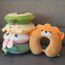 Load image into Gallery viewer, New Animal Memory Cotton U-shaped Pillow Car Neck Pillow Noon Rest Pillow Plane Travel PillowKids Neck Travel Pillows Cute U-Shaped Animal Pillow for Cars Planes Boys Girls Child Gift Ideas