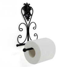 Load image into Gallery viewer, New Arrival Classic Bathroom accessories Vintage Iron Toilet Paper Towel Roll Holder Bathroom Wall Mount Rack Toilet Paper Roll Holder Cast Iron Wall Mounted Toilet Tissue Holder European Victorian Design