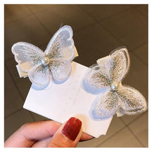 Load image into Gallery viewer, New Arrival Lace Cute Butterfly Hair Clips Hairpins Fashion Barrette Wedding Hairpins Woman Wedding Hair Accessories for Brides and Bridesmaids Styling Tools