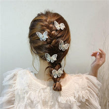 Load image into Gallery viewer, New Arrival Lace Cute Butterfly Hair Clips Hairpins Fashion Barrette Wedding Hairpins Woman Wedding Hair Accessories for Brides and Bridesmaids Styling Tools
