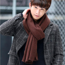 Load image into Gallery viewer, NEW Arrived Men's Fashion Winter Soft Long Thick Warm Scarf Lightweight Knit Spring Unisex Soft Scarves Size Elegant Male Cashmere Neckerchief Warmer Scarves For Men Women