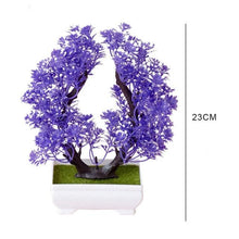 Load image into Gallery viewer, New Artificial Plants Pine Bonsai Potted Decorative Green Small Trees Fake Flowers Ornament For Home Garden Decoration