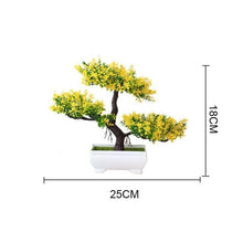Load image into Gallery viewer, New Artificial Plants Pine Bonsai Potted Decorative Green Small Trees Fake Flowers Ornament For Home Garden Decoration