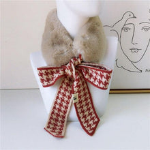 Load image into Gallery viewer, New Autumn Winter Fashion Soft Faux Fur Crochet Knitted Neck Warmer Elastic Neck Gaiter Head Wrap Lightweight Scarf Collar Neck Elegant Warmer Scarves for Women