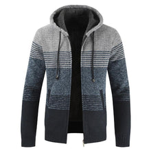 Load image into Gallery viewer, New Autumn Winter Jacket Men Warm Casual Slim Fit Fleece Jacket Elegant Jackets For Men Warm Soft Sweater Solid Jackets Casual Business Men Clothing Lightweight Hooded Jackets