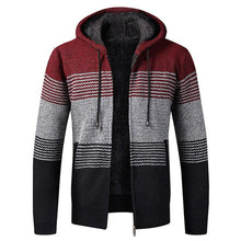 Load image into Gallery viewer, New Autumn Winter Jacket Men Warm Casual Slim Fit Fleece Jacket Elegant Jackets For Men Warm Soft Sweater Solid Jackets Casual Business Men Clothing Lightweight Hooded Jackets