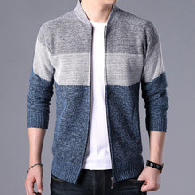 Load image into Gallery viewer, New Autumn Winter Jacket Men Warm Casual Slim Fit Fleece Jacket Elegant Jackets For Men Warm Soft Sweater Solid Jackets Casual Business Men Clothing Lightweight Hooded Jackets