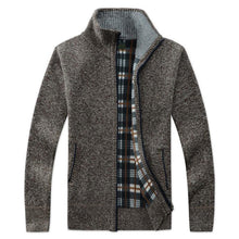 Load image into Gallery viewer, New Autumn Winter Jacket Men Warm Casual Slim Fit Fleece Jacket Elegant Jackets For Men Warm Soft Sweater Solid Jackets Casual Business Men Clothing Lightweight Hooded Jackets