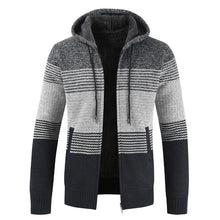 Load image into Gallery viewer, New Autumn Winter Jacket Men Warm Casual Slim Fit Fleece Jacket Elegant Jackets For Men Warm Soft Sweater Solid Jackets Casual Business Men Clothing Lightweight Hooded Jackets