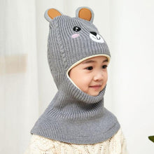 Load image into Gallery viewer, New Baby Girl Winter Hat Warm Bear Skellies Beanies Knitted Cap Kids Balaclava Mask Hats Gorgas Toddler Winter Hat, Baby Winter Hat, Fleece Lined Girls Boys Winter Hat Kids Winter Hat Scarf Earflap Hood Skull Caps