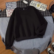 Load image into Gallery viewer, New Basic Hoodies for Women Streetwear Female Spring Autumn Solid Color Hoodie Casual Crewneck Sweatshirt Hip Hop Tops Women Long Sleeve Oversized Hoodie Sweatshirt Ladies Streetwear Slouch Pullover Tops