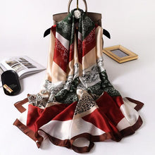 Load image into Gallery viewer, New Brand Designer Luxury Winter Long Silk Scarf Shawls Wraps Print Cotton Scarf Stylish Head Wraps Scarves Hijabs Neck Scarves Lady Hijab For Female