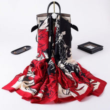 Load image into Gallery viewer, New Brand Designer Luxury Winter Long Silk Scarf Shawls Wraps Print Cotton Scarf Stylish Head Wraps Scarves Hijabs Neck Scarves Lady Hijab For Female