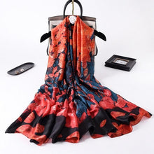 Load image into Gallery viewer, New Brand Designer Luxury Winter Long Silk Scarf Shawls Wraps Print Cotton Scarf Stylish Head Wraps Scarves Hijabs Neck Scarves Lady Hijab For Female