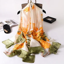 Load image into Gallery viewer, New Brand Designer Luxury Winter Long Silk Scarf Shawls Wraps Print Cotton Scarf Stylish Head Wraps Scarves Hijabs Neck Scarves Lady Hijab For Female