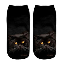 Load image into Gallery viewer, New Cartoon Cat Socks 3D Print Art Funny Socks Women Cute Low Cut Ankle Socks Made o Pure Cotton Short Socks Trending Fashion Short Ankle Socks For Men And Women