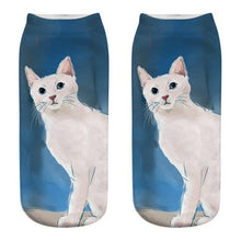 Load image into Gallery viewer, New Cartoon Cat Socks 3D Print Art Funny Socks Women Cute Low Cut Ankle Socks Made o Pure Cotton Short Socks Trending Fashion Short Ankle Socks For Men And Women
