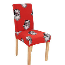 Load image into Gallery viewer, New Chair Covers Spandex Stretch Chair Covers Dining Slipcover Decorative Chair Cover floral For Kitchen Wedding Banquet Hotel Stretch Armless Chair Slipcover for Dining Room Seat Cushion, Spandex Kitchen Parson Chair Protector Cover, Removable & Washable