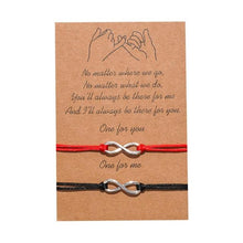 Load image into Gallery viewer, New Charm Bracelet For Friendship Couples 2pcs/set Volcanic Stone Bracelet Bead Bangles Natural Stone Bracelets Set Friendship Hand Woven Braided Stretch String Adjustable For Couples