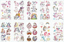 Load image into Gallery viewer, New Children's Sticker Animals Pattern Tattoo Bear Lion Rainbow Luxury Colorful Children Sets