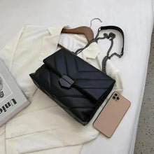 Load image into Gallery viewer, New Classic Embroidery Thread Small PU Leather Crossbody Bags For Women And Girls Trending Shoulder Female Handbags