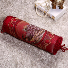 Load image into Gallery viewer, New Classical Luxury Cylindrical Cotton And Linen Pillow Roll Cushion Sofa Throw Polyester Cotton Linen Pillowcase Sofa Cushion Cover Backrest Home Chair Modern Colorful Design 15X50CM