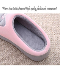 Load image into Gallery viewer, New Couples Cat Women Shoes Non-Slip Soft Warm Man House Slippers Indoor Bedroom Winter Home Slippers Memory Foam Fuzzy Slippers Cute Furry Fleece Slippers With Warm Plush Slip On House Shoes