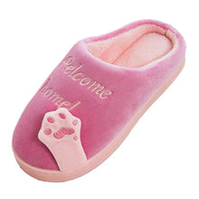 Load image into Gallery viewer, New Couples Cat Women Shoes Non-Slip Soft Warm Man House Slippers Indoor Bedroom Winter Home Slippers Memory Foam Fuzzy Slippers Cute Furry Fleece Slippers With Warm Plush Slip On House Shoes