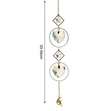 Load image into Gallery viewer, New Crystal Guardian Angel Wing Sun Catcher Angel Crystal Prism Pendant Sun Catcher Windows Outdoor Garden Hanging Decor Gifts Rainbow Collection With Crystal Wind Chimes For Home Garden Hanging Decoration