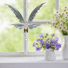 Load image into Gallery viewer, New Crystal Guardian Angel Wing Sun-catcher Car Charm For Rear View Mirror Clear Window Rainbow Maker Collection With Crystal Wind Chimes For Home Garden Hanging Decoration Photography Prop
