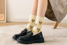 Load image into Gallery viewer, New Cute Cartoon Dog Middle Tube Socks Creative Female Socks Warm Socks Teddy Pomeranian Cotton Socks Stylish Unisex Short Ankle Socks For Men And Women