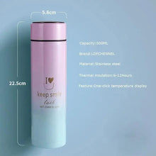 Load image into Gallery viewer, 500ML Smart Thermos Water Bottle Led Digital Temperature Display Stainless Steel Coffee Thermal Mugs Intelligent Insulation Cups