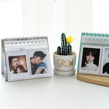 Load image into Gallery viewer, New Desktop Mini Standing Polaroid Photo Album Scrapbooking Photocards album for cards stamps Photo Frame Instar Tabletop Flip Calendar Photo Album Gifts For Everyone