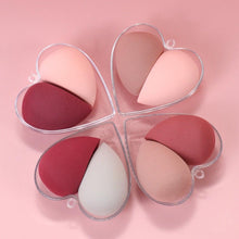 Load image into Gallery viewer, New Different Sizes Makeup Sponge Cosmetic Puff Sponge Powder Blush Beauty Tools With Storage Box Luxury Soft Design For Womens