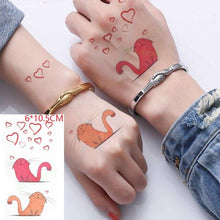Load image into Gallery viewer, New Different Waterproof Temporary Tattoo Cute Fox Dog Luxury Animal Stickers Tattoo Colorful Modern Design For Adults Kids