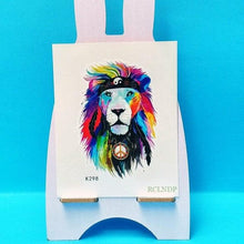 Load image into Gallery viewer, New Different Waterproof Temporary Tattoo Cute Fox Dog Luxury Animal Stickers Tattoo Colorful Modern Design For Adults Kids
