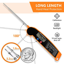 Load image into Gallery viewer, New Digital Kitchen Food Thermometer For Meat Water Milk Cooking Food Probe BBQ Electronic Oven Thermometer Food Thermometer Waterproof Probe With Backlit Sensing Kitchen Cooking Food Thermometer For Meat Water Milk Cooking Food BBQ Kitchen Tools
