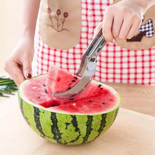 Load image into Gallery viewer, New Eco-Friendly 1pcs Stainless Steel Watermelon Slicer Cutter Knife For Fruit Tools Kitchen Accessories Gadgets Watermelon Spoons