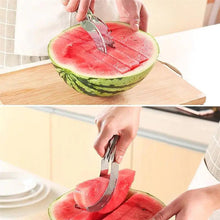 Load image into Gallery viewer, New Eco-Friendly 1pcs Stainless Steel Watermelon Slicer Cutter Knife For Fruit Tools Kitchen Accessories Gadgets Watermelon Spoons