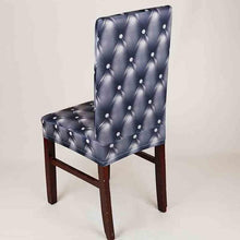 Load image into Gallery viewer, New Elastic Spandex Fibre Chair Cover For Wedding Banquet Hotel Antifouling Fiber Standard Office European Stretch Spandex Removable Washable Dining Chair Protector Slipcovers for Hotel Dining Room Ceremony Banquet Wedding Party