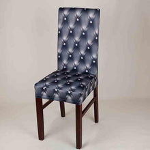 Load image into Gallery viewer, New Elastic Spandex Fibre Chair Cover For Wedding Banquet Hotel Antifouling Fiber Standard Office European Stretch Spandex Removable Washable Dining Chair Protector Slipcovers for Hotel Dining Room Ceremony Banquet Wedding Party