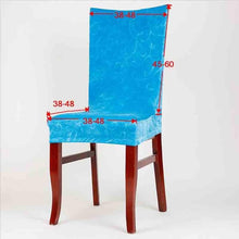 Load image into Gallery viewer, New Elastic Spandex Fibre Chair Cover For Wedding Banquet Hotel Antifouling Fiber Standard Office European Stretch Spandex Removable Washable Dining Chair Protector Slipcovers for Hotel Dining Room Ceremony Banquet Wedding Party