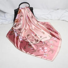 Load image into Gallery viewer, New Elegance Fashionable Scarves for Women Shawl Print Silk Satin Hijab Scarf Female Bandana 90*90cm Luxury Square Shawls Scarfs For Ladies