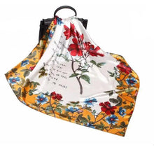 Load image into Gallery viewer, New Elegance Fashionable Scarves for Women Shawl Print Silk Satin Hijab Scarf Female Bandana 90*90cm Luxury Square Shawls Scarfs For Ladies