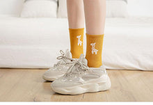 Load image into Gallery viewer, New Elegant Fruit Printed Breathable Cotton Socks Happy Funny Unisex Socks Candy Colors Harajuku Casual Cotton Crew Socks For Men And Women