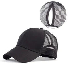 Load image into Gallery viewer, New Elegant Glitter Ponytail Baseball Caps Sequins Shining High Quality Fashionable Cap For Womens Messy Bun Adjustable Snapback Hip Hop Hat