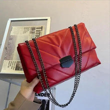 Load image into Gallery viewer, New Famous Casual Chain Crossbody Bags For Women Fashion Simple Shoulder Bag, Designer Handbags PU Leather Messenger Bags For Ladies
