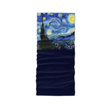 Load image into Gallery viewer, New Fashion 3D Printed Oil Painting Art Neck Scarf Women Soft Face Bandana Sunflower Night Hijab Scarf Face Mask Reusable Washable Cloth Bandanas Women Men Neck Gaiter Cover Turban Multipurpose Balaclava Elastic UV Face Shields for Women