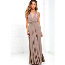 Load image into Gallery viewer, New Fashion Boho Women Multiway Wrap Convertible Maxi Club Red Dress Bandage Long Dress Party Dresses For Women
